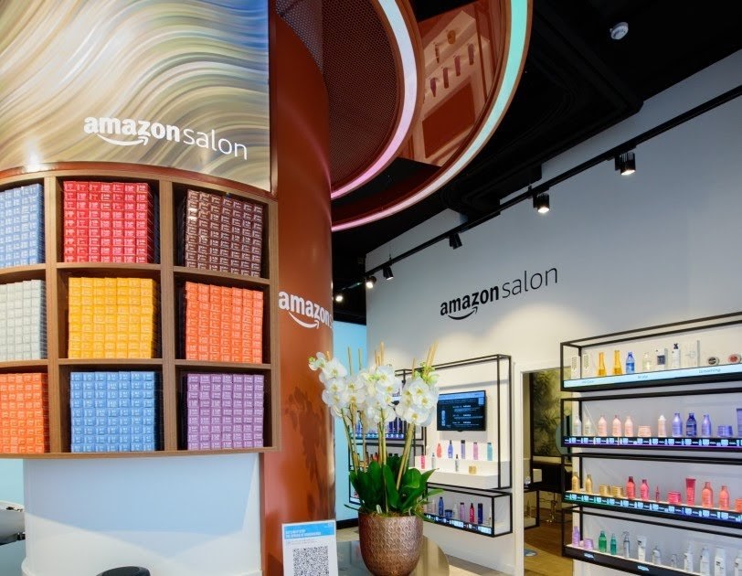 Amazon is opening its first - ever hi-tech salon in London