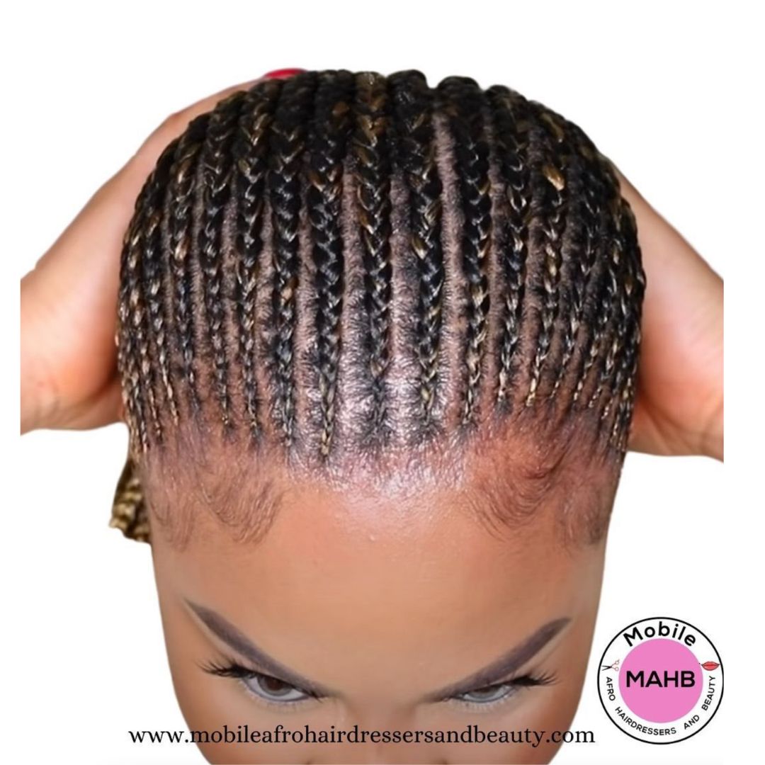 Cornrows| Feed-In  cornrow with extension| All back