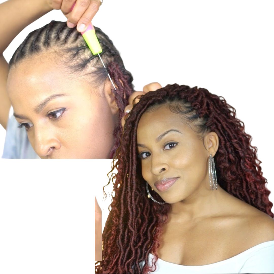 Crotchet Braids | cornrow With Pre-Braided /Pre-twisted  /dreadlocks crotchet